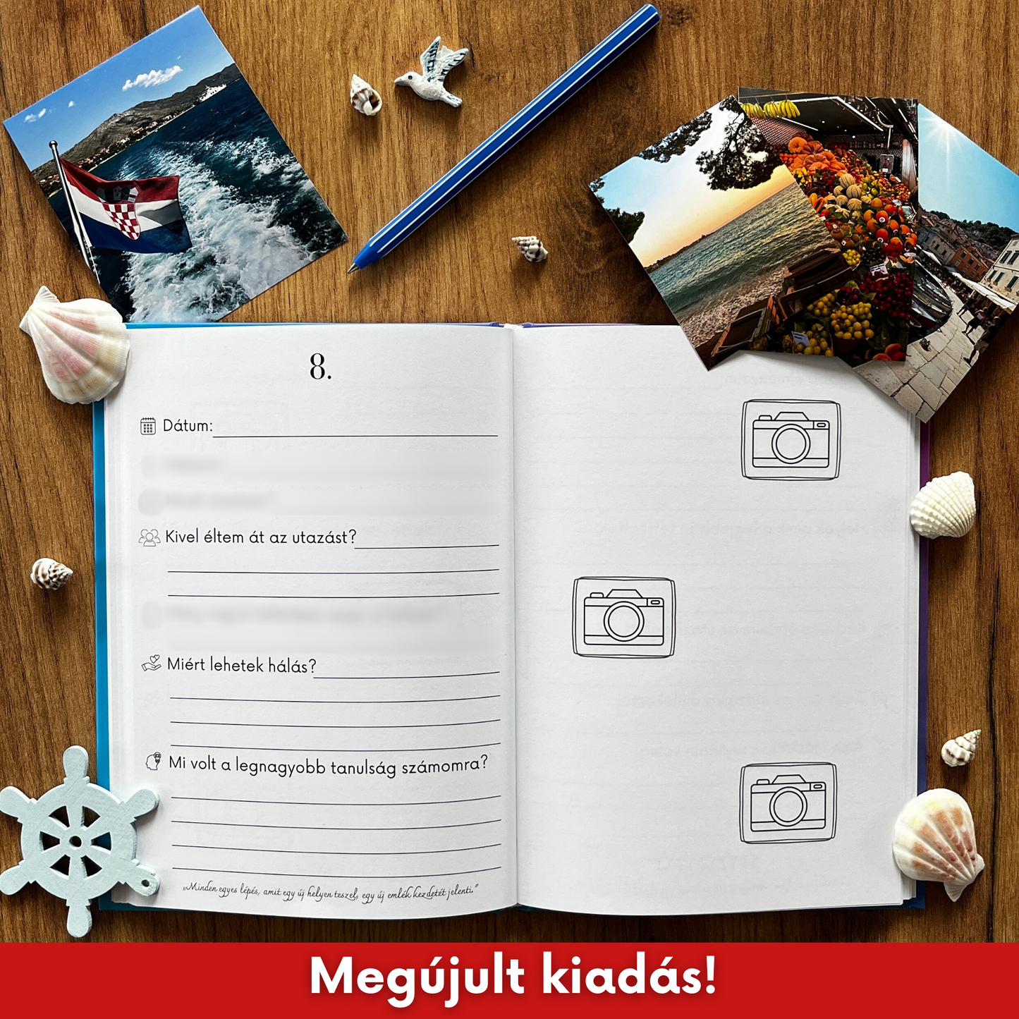 Utazásaim - emlékkönyv